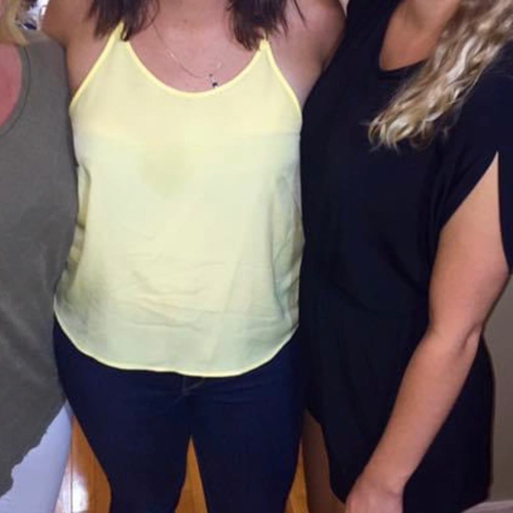 H&M Yellow Tank Size 10 - Picture 2 of 10